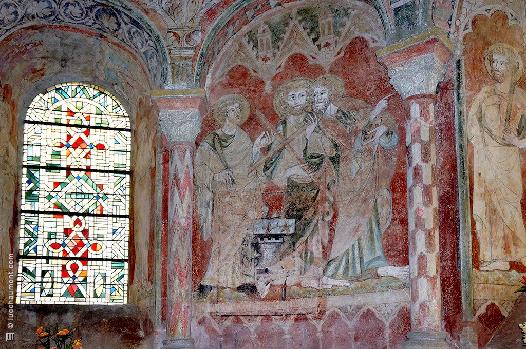 Peinture murale de l'église de Montfermy.