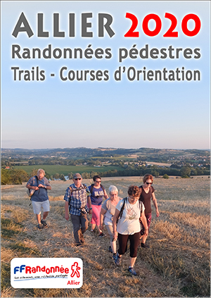 calendrier 2020 des randonnées pedestres, trails et CO en Allier