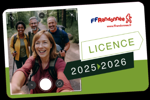 carte de licence FFRandonnee 2025-2026